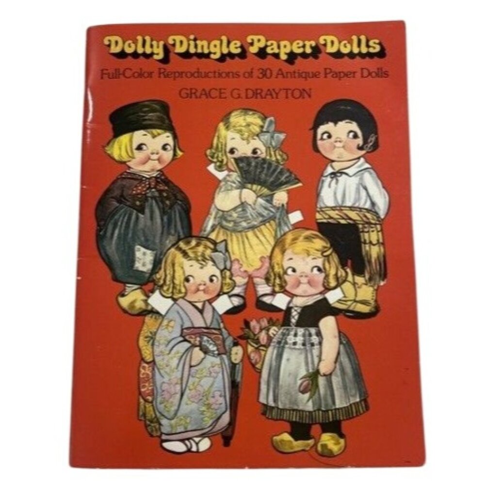 Vtg Dolly Dingle Paper Dolls Reproductions Antique Paper Dolls By G.G. Drayton